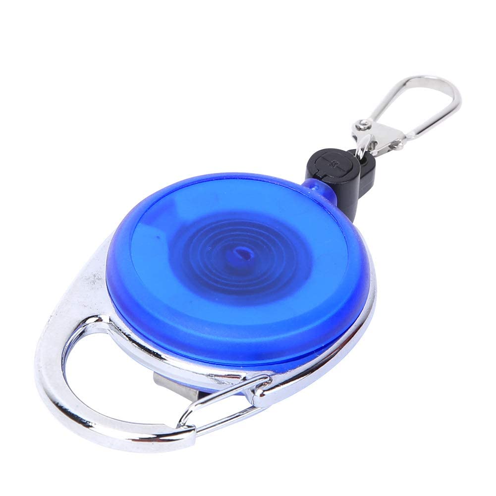 2 Pack Flexible Hanging Telescopic Buckle Fish Tape Measure - Retractable Fishing Ruler for Saltwater & Freshwater Anglers - Perfect for Measuring Catch Size on Boats, Docks & Shorelines