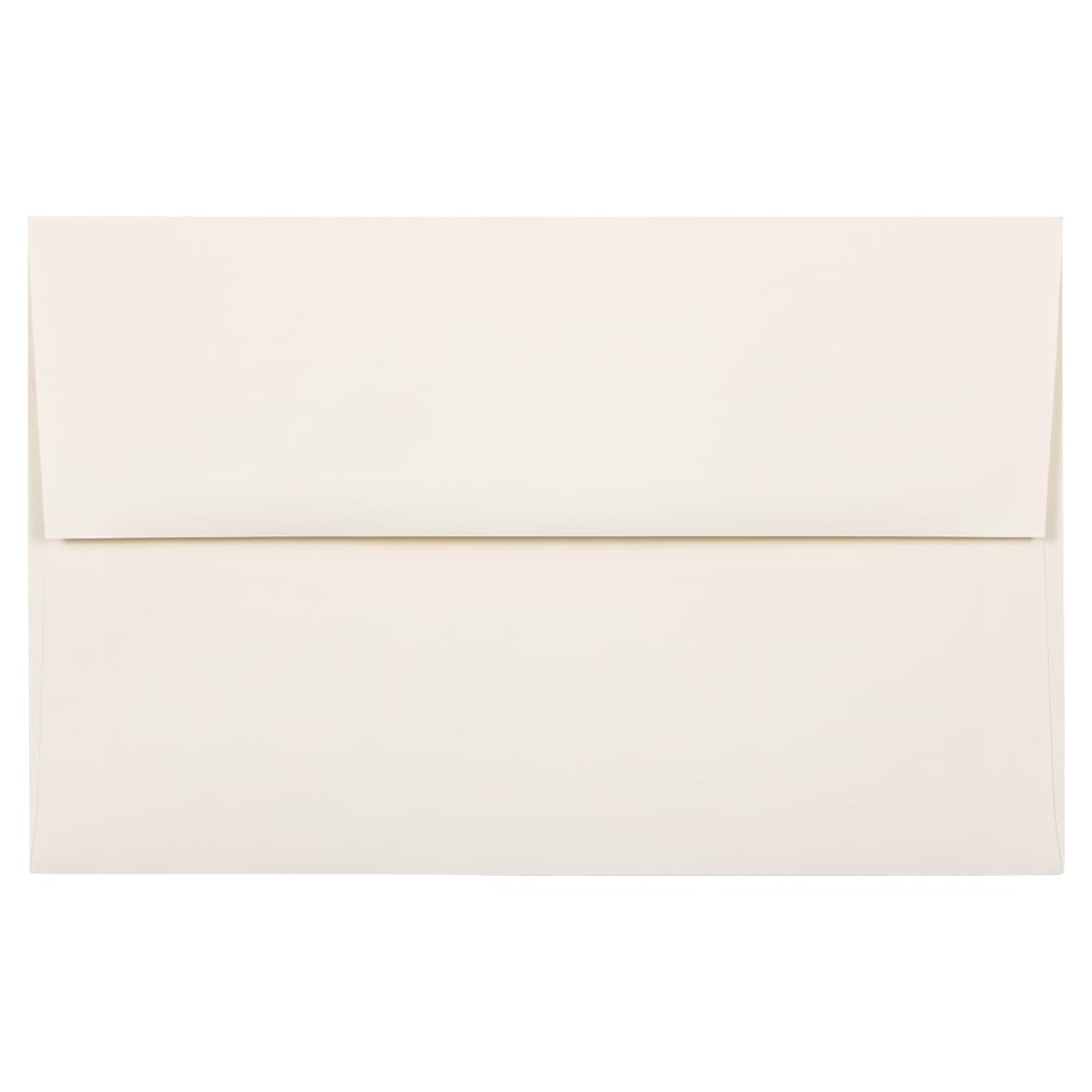 JAM PAPER A10 Strathmore Invitation Envelopes 6 x 9.5 Inches - Natural White Wove Paper - Bulk Pack of 500 Envelopes per Box - Perfect for Wedding Invitations, Greeting Cards & Business Correspondence
