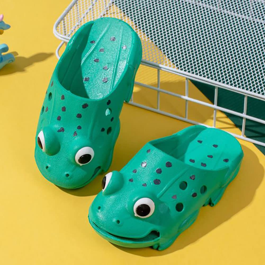 **Unisex Frog Slippers - Cartoon Animal House Shoes for Men & Women - Soft Bathroom & Pool Sandals for Indoor/Outdoor Use**    *(Use Scenarios: Perfect for lounging at home, spa days, beach trips, or poolside relaxation.)*