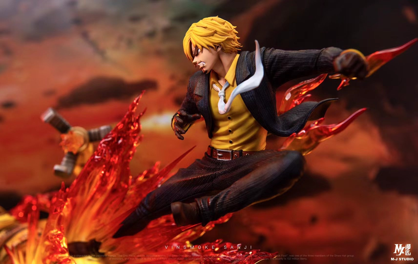 MJ Studio Sanji vs Queen Anime Figure - One Piece Collectible Action Figure for Fans | Perfect for Display, Gifts, and Anime Collections