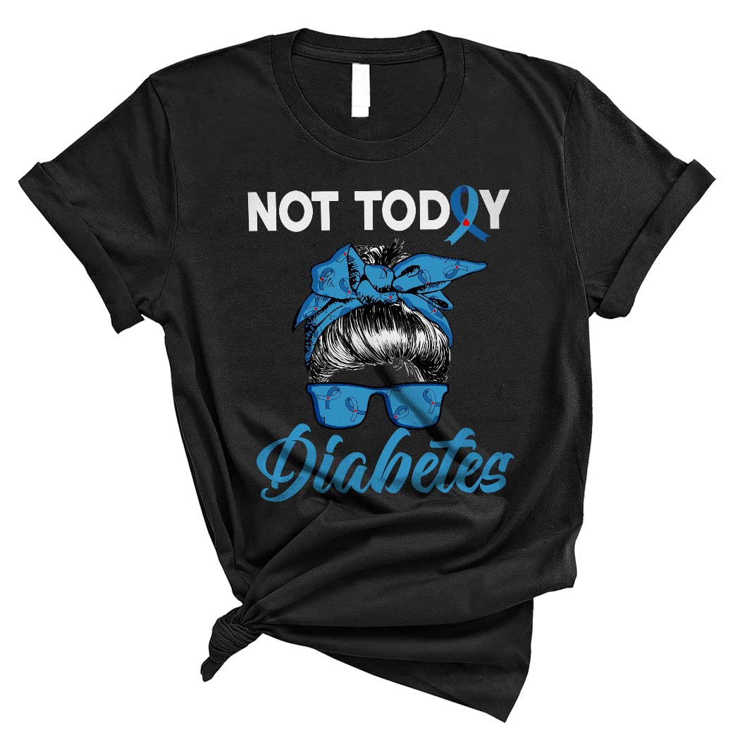 Diabetes Awareness T-Shirt - Strong Women Blue Ribbon Design - Unisex Gift for Diabetes Support & Prevention | Perfect for Fundraisers, Health Events & Daily Wear