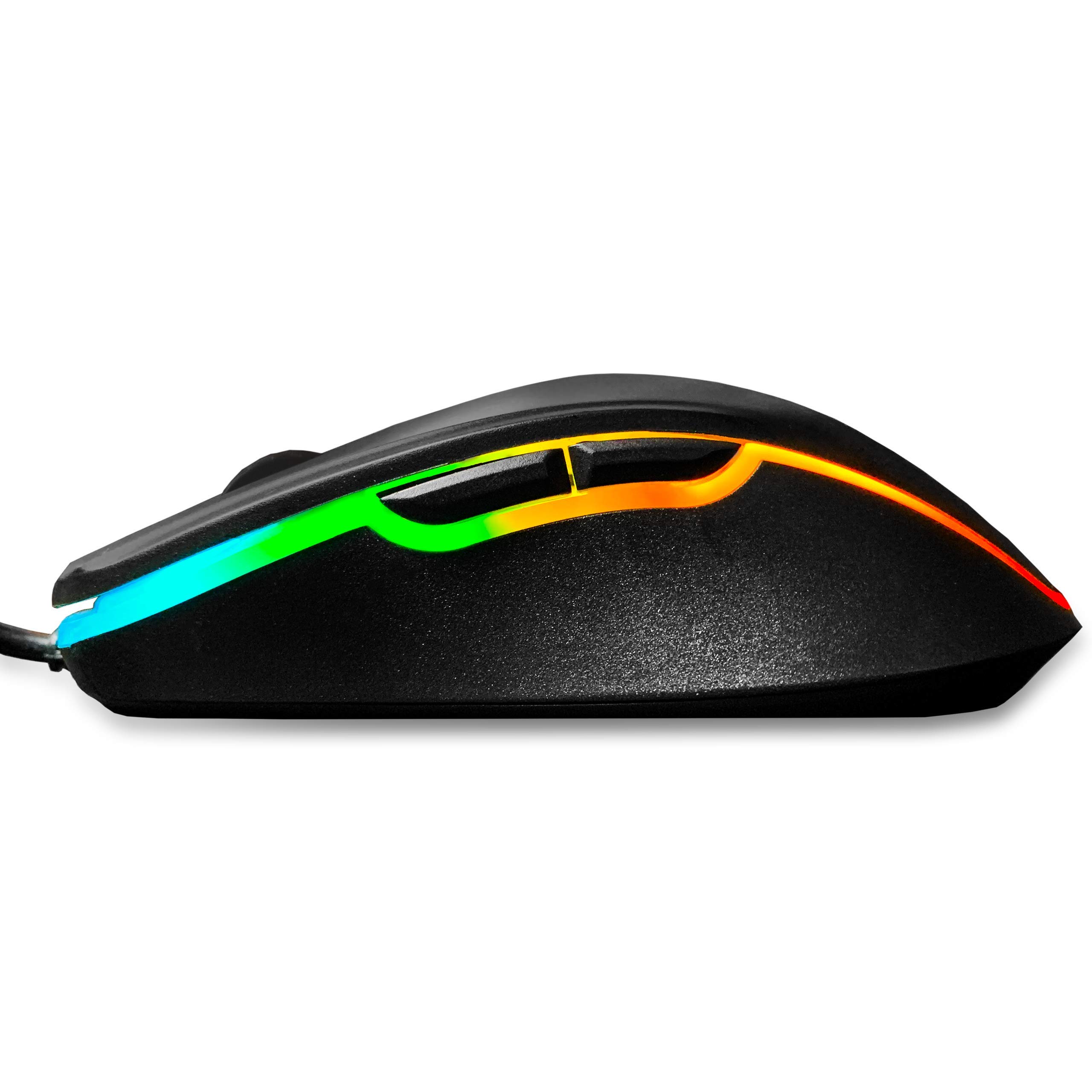 Deco Gear RGB Gaming Keyboard and Mouse Combo - 104 Key Mechanical Keyboard with 18 Lighting Modes, 11-Mode RGB Gaming Mouse & Large 32