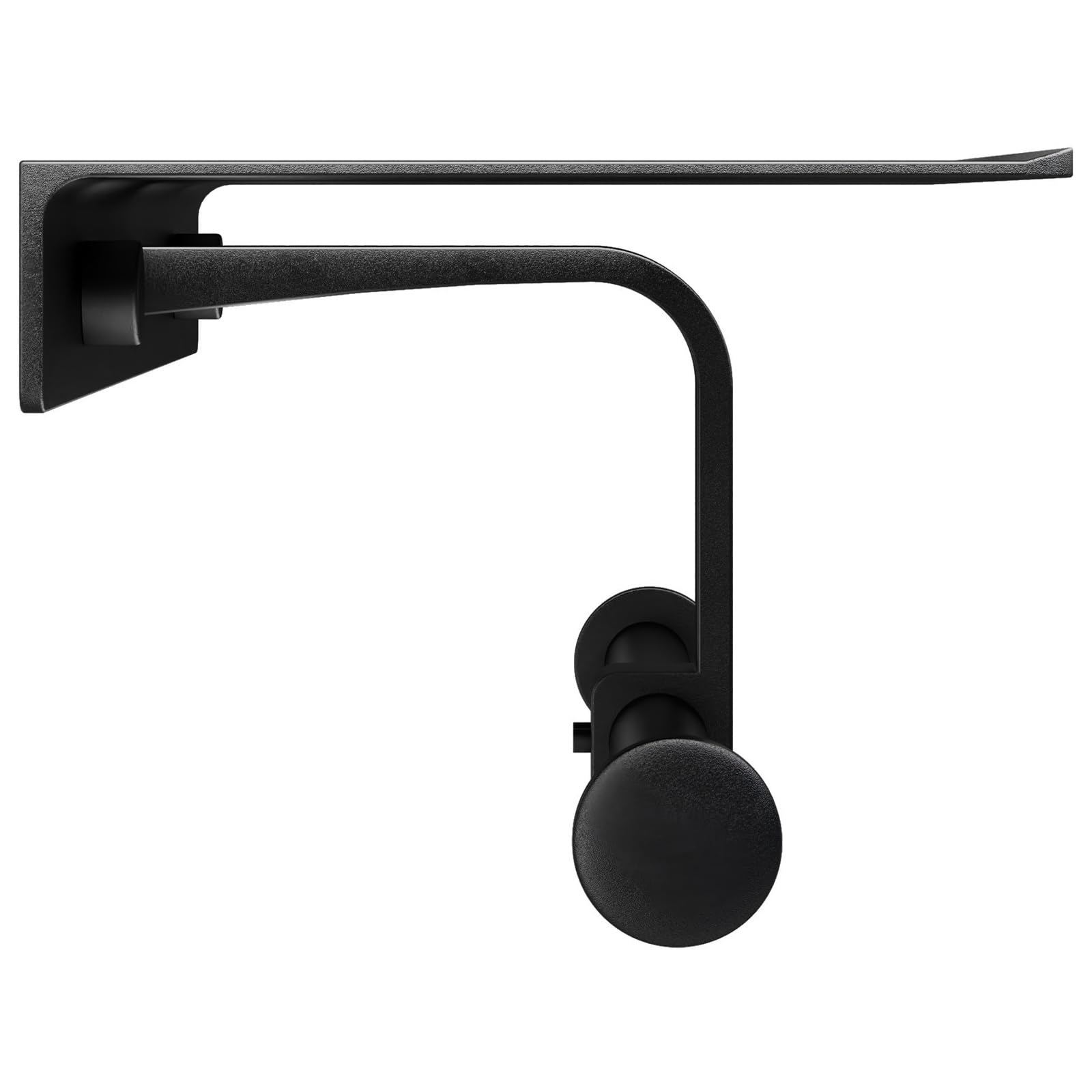 Danpoo Matte Black Toilet Paper Holder with Shelf - Wall Mounted Bathroom Organizer for Double Rolls | Space-Saving Bathroom Storage Solution for Small Spaces & Modern Homes