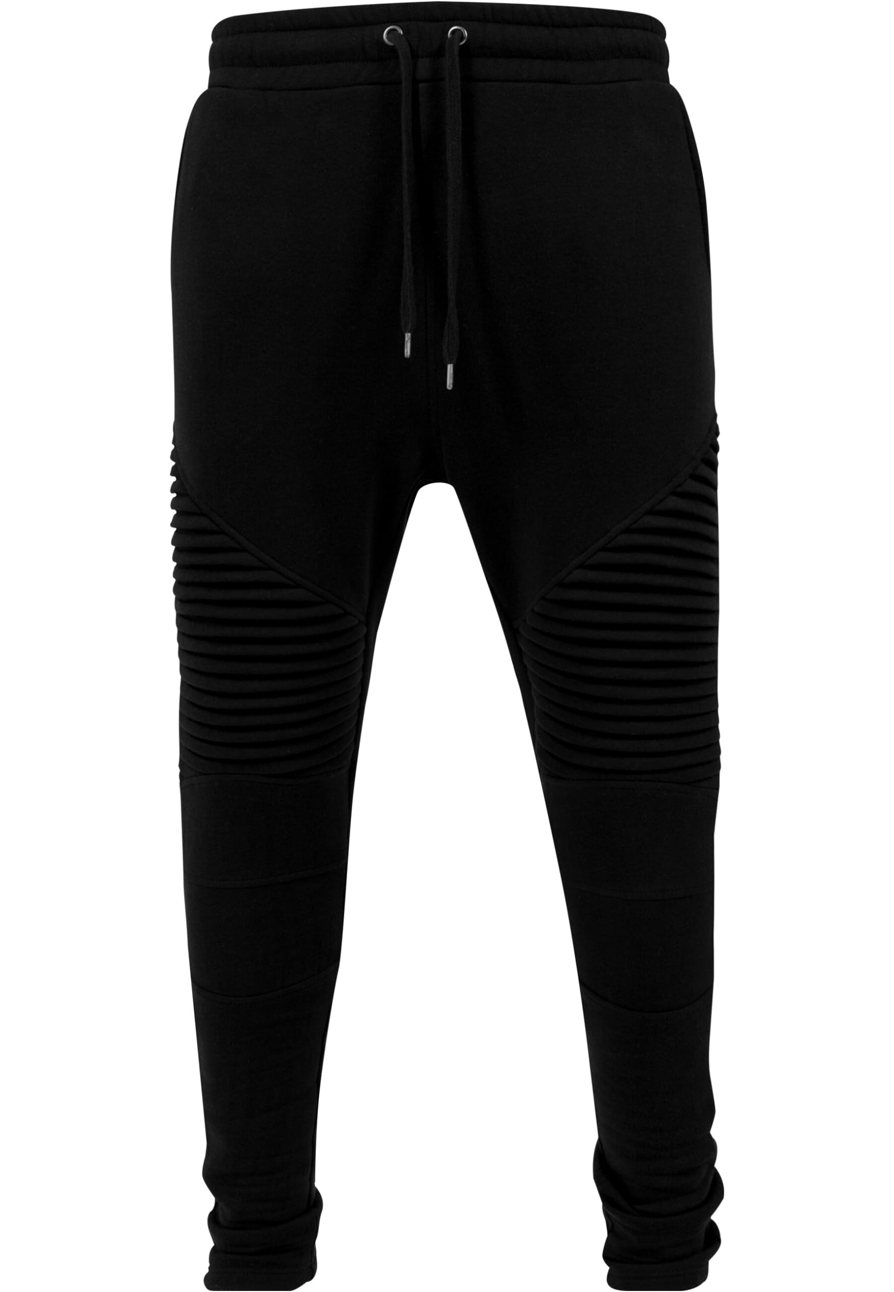 Black Pleated Sweatpants for Men - XXL Size, Comfortable Lounge & Casual Wear for Home, Gym, and Outdoor Activities