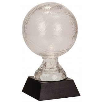 Custom Glass Basketball Trophy with Free Engraving - Personalized Awards for Champions, Teams & Tournaments - Perfect for Sports Awards Ceremonies, School Competitions & Basketball Tournaments