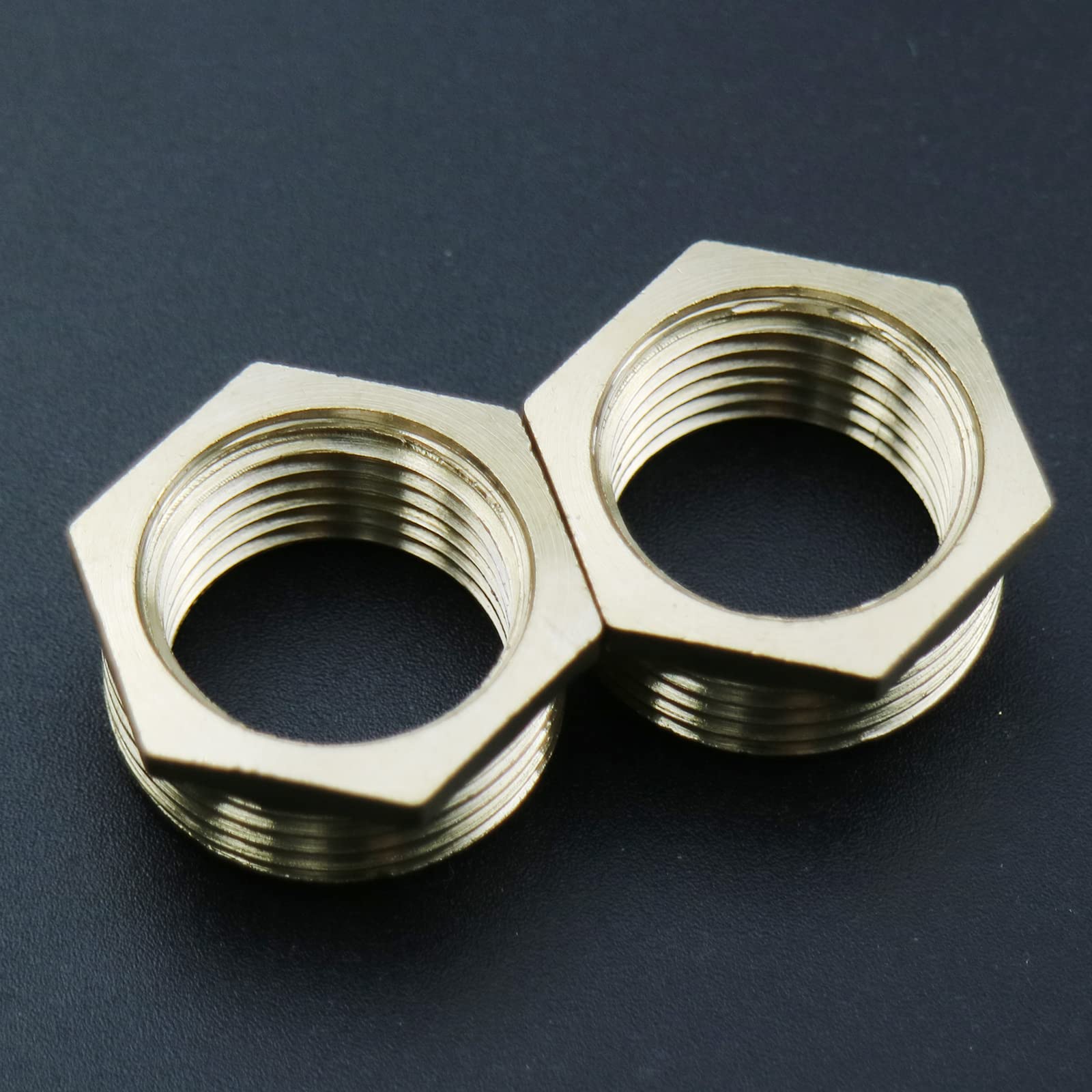 2 Pack G1/2 Female to GHT 3/4 Male Brass Hose Adapter - Threaded Pipe Fitting Connector Coupler for Garden Water Hose - Perfect for Irrigation, Sprinkler Systems & Outdoor Plumbing Connections