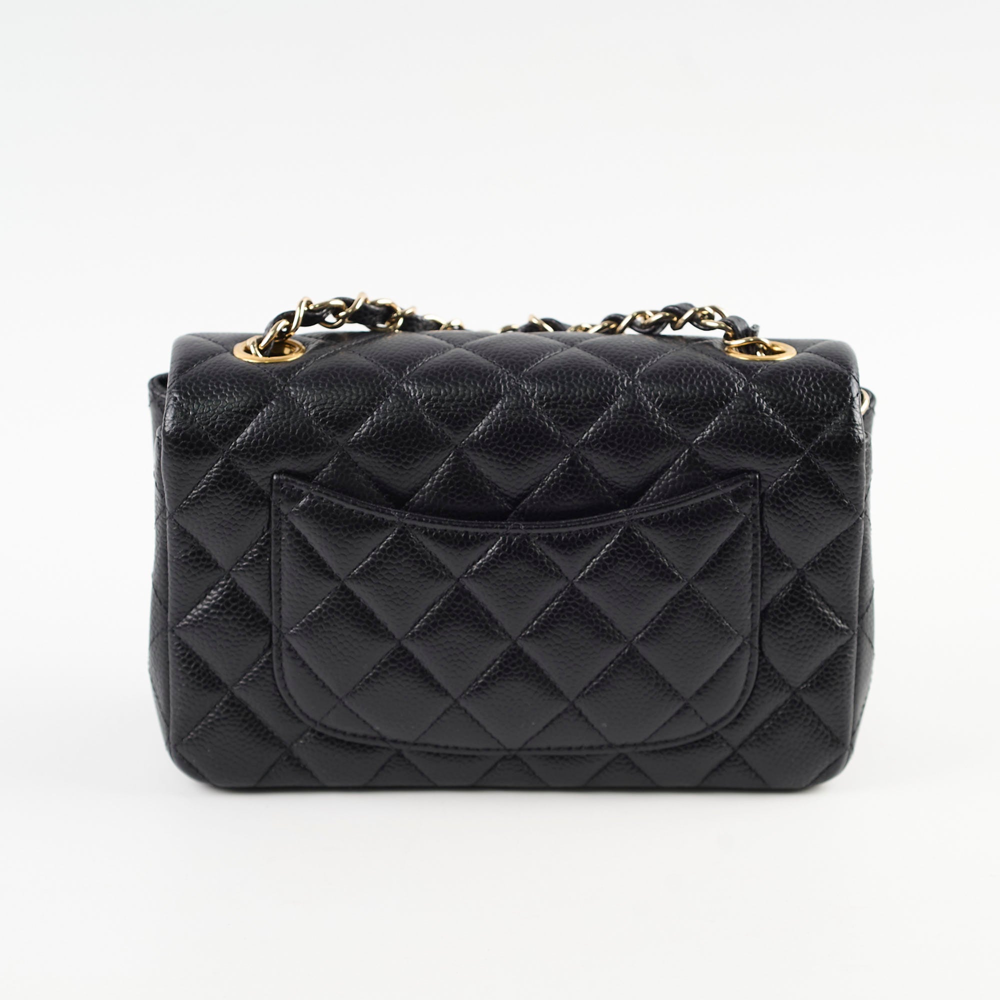 Chanel Mini Rectangular Caviar Leather Black 25 Series Crossbody Bag - Perfect for Evening Parties & Luxury Fashion Accessories