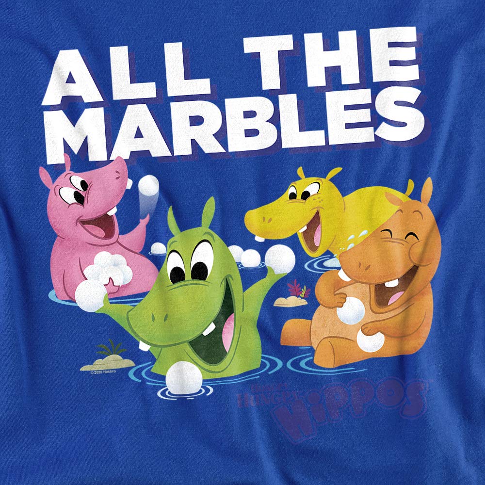 Hungry Hungry Hippos All The Marbles Graphic T-Shirt for Men & Women | Vintage Board Game Inspired Unisex Tee | Casual Wear, Gamer Gift, Retro Nostalgia Outfit