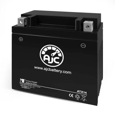 AJC Suzuki SV1000 & S 1000CC Motorcycle Replacement Battery (2003-2007) - High Performance Power Solution for Long Rides and Commuting