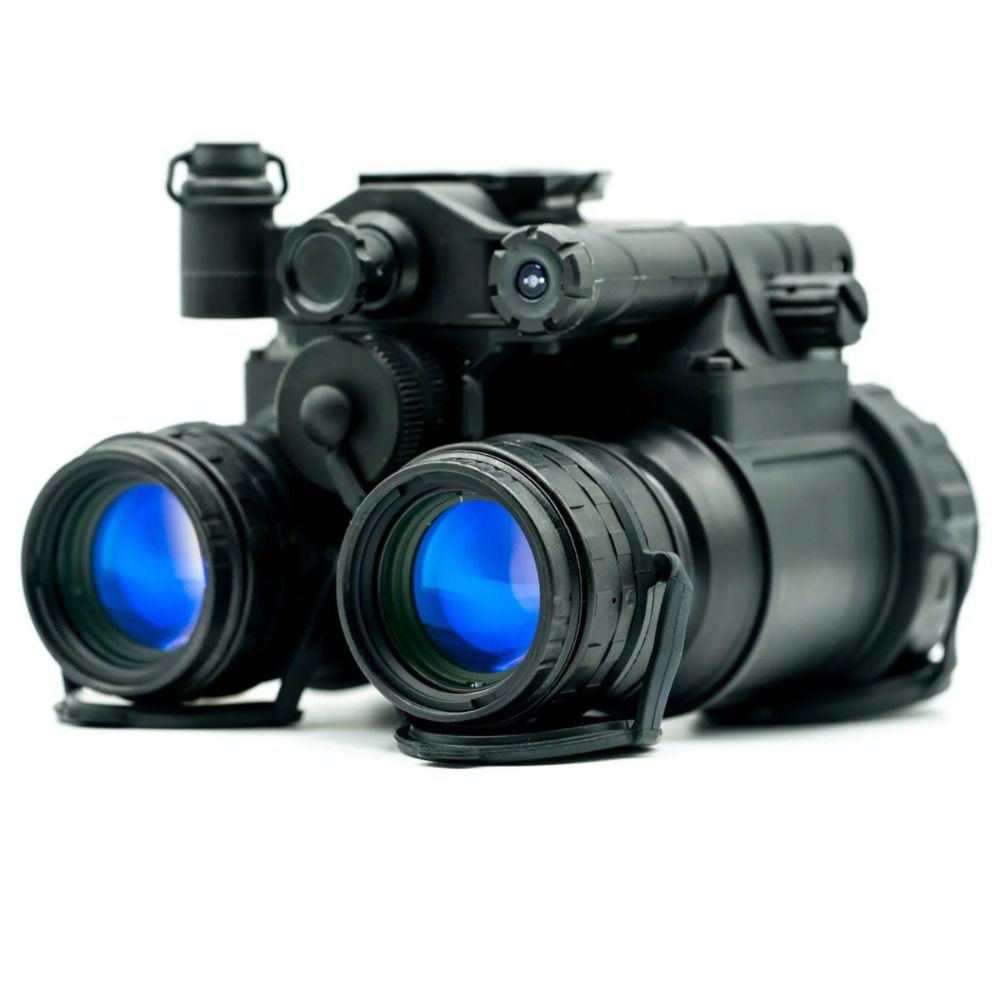 PVS-31D Gen 3 Night Vision Goggles with White Phosphor & IR Illuminator | Wilcox G24 Lite Helmet Mount | Tactical, Military, Hunting & Outdoor Night Vision Equipment