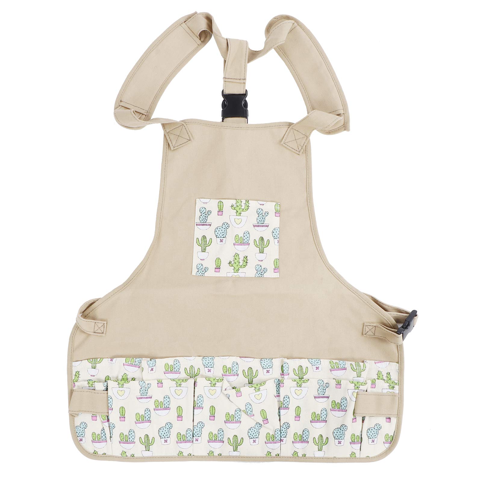 Premium Universal Canvas Apron - Adjustable Neck Strap, Multi-Functional BBQ Cooking & Gardening Apron (22.8x21.7 Inch) - Ideal for Outdoor Grilling, Baking, Painting & DIY Projects