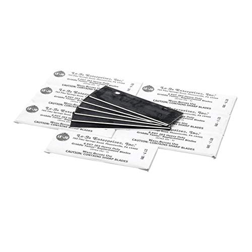 Premium HD Scraper Blades - Pack of 50 - Heavy Duty Razor Blades for Cleaning, Paint Removal & DIY Projects - Ideal for Glass, Tile & Hard Surface Maintenance
