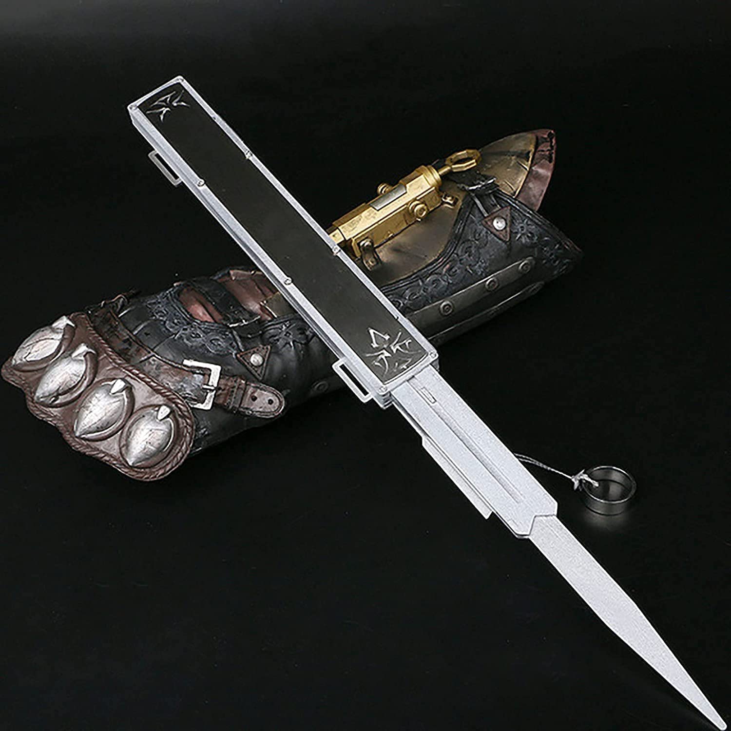 CountryRoude Assassin's Creed Hidden Blade Cosplay Weapon - Authentic Replica Prop for Ezio Costume | Perfect for Halloween, Cosplay Events & Renaissance Fairs
