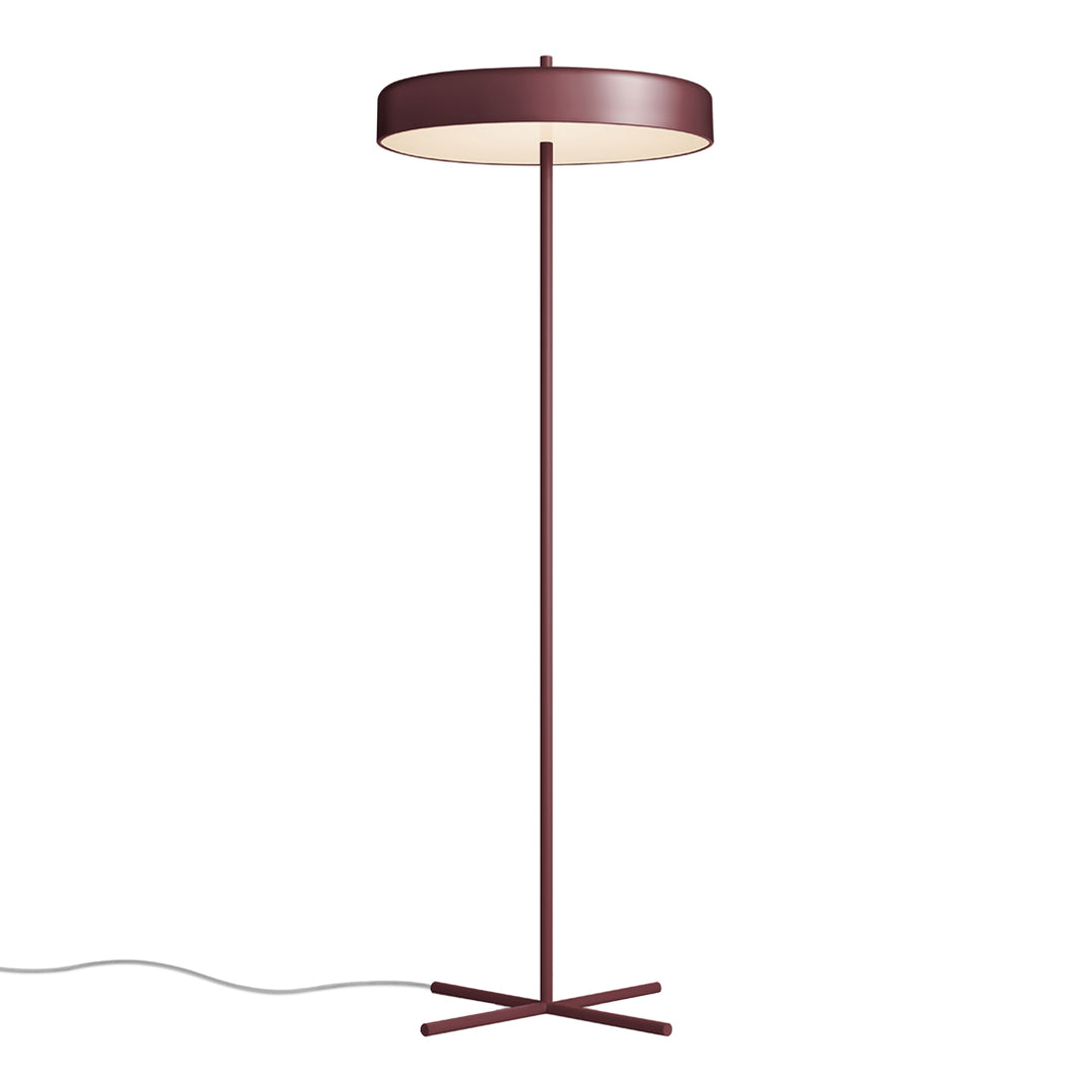 Modern Bobber Floor Lamp - Adjustable Height LED Standing Light for Living Room, Bedroom & Office - Industrial Style Lighting Fixture with Dimmable Brightness - Perfect for Reading, Working & Relaxing
