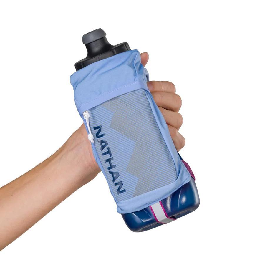 QuickSqueeze Plus 22oz Handheld Water Bottle - Leak Proof & Easy Squeeze Design for Gym, Hiking, Cycling & Outdoor Activities