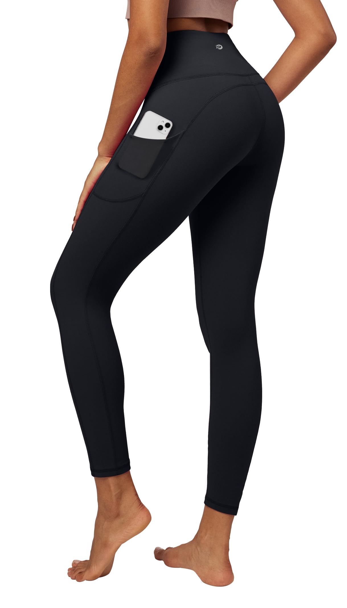 **IUGA High Waist Yoga Pants with Pockets for Women - Tummy Control Workout Leggings, 4-Way Stretch, Comfortable & Breathable - Perfect for Yoga, Gym, Running & Everyday Wear**