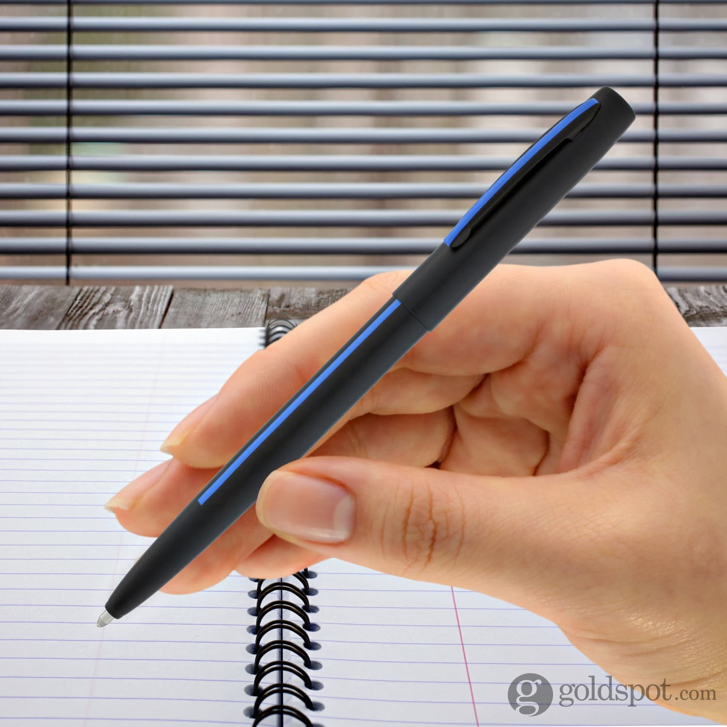 Fisher Space Pen Cap-O-Matic Ballpoint Pen - Non-Reflective Black (Law Enforcement Edition) - Tactical Writing Tool for Police, Security & Outdoor Use