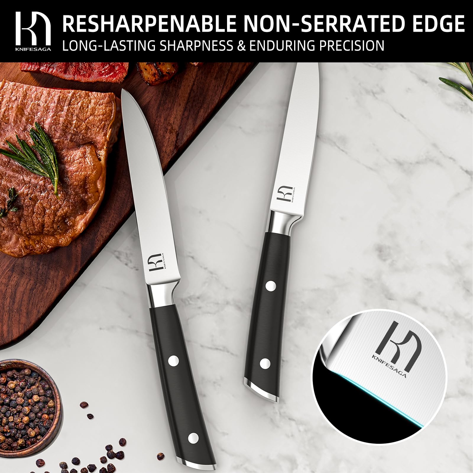 15-Piece Japanese Kitchen Knife Set with Block & Sharpener - High Carbon Stainless Steel Razor-Sharp Knives for Professional Chefs & Home Cooking - Perfect for Slicing, Dicing & Food Prep (White)