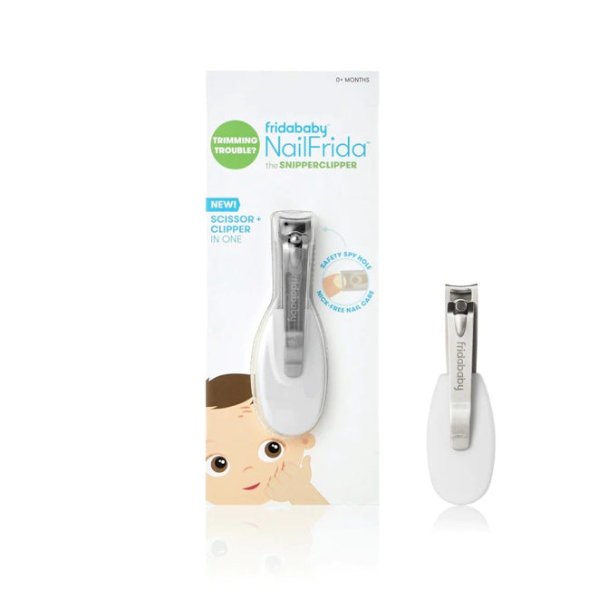 Fridababy NailFrida The Snipper Clipper Solo - Baby Nail Clippers Set with Safety Guard for Newborns & Infants | Gentle & Precise Trimming for Safe Baby Nail Care at Home