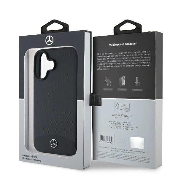 Premium Mercedes Hard Textured & Smooth Leather iPhone 16 6.1