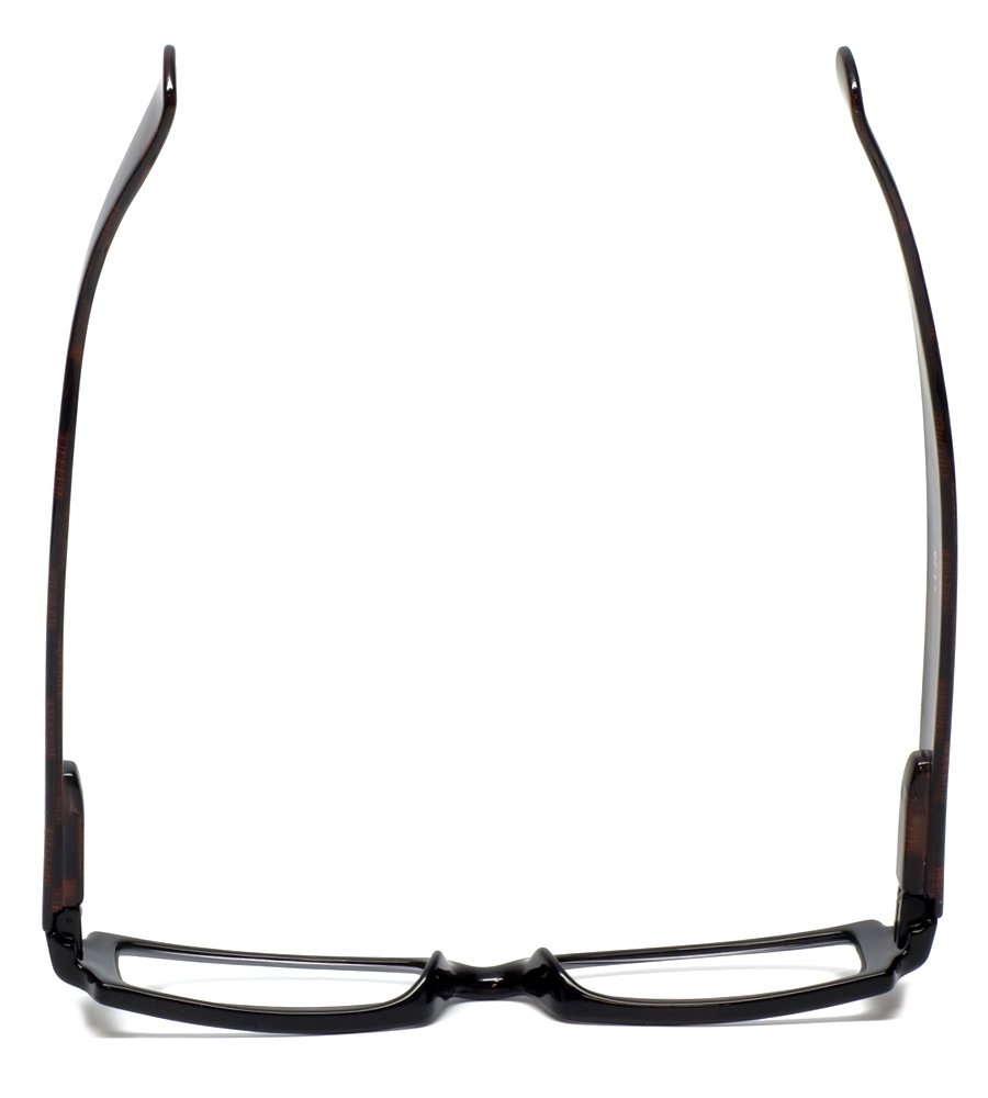 Calabria 763 Designer Reading Glasses for Men & Women - Retro Rectangular Eyeglasses with Soft Case | Fashionable Readers for Office, Reading & Daily Use