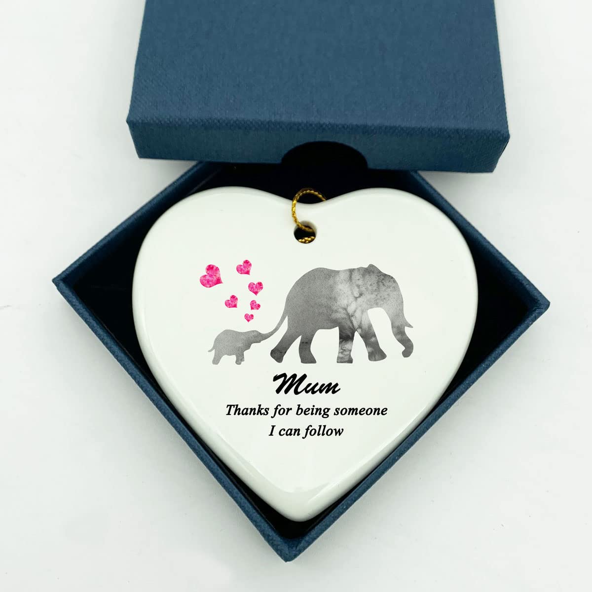 Elephant Mother and Child Figurine - Heartwarming Mother's Day Gift for Mom, Grandma, or Mum - Keepsake Present from Son or Daughter - Perfect for Home Decor, Nursery, or Office Desk - Includes Elegant Gift Box