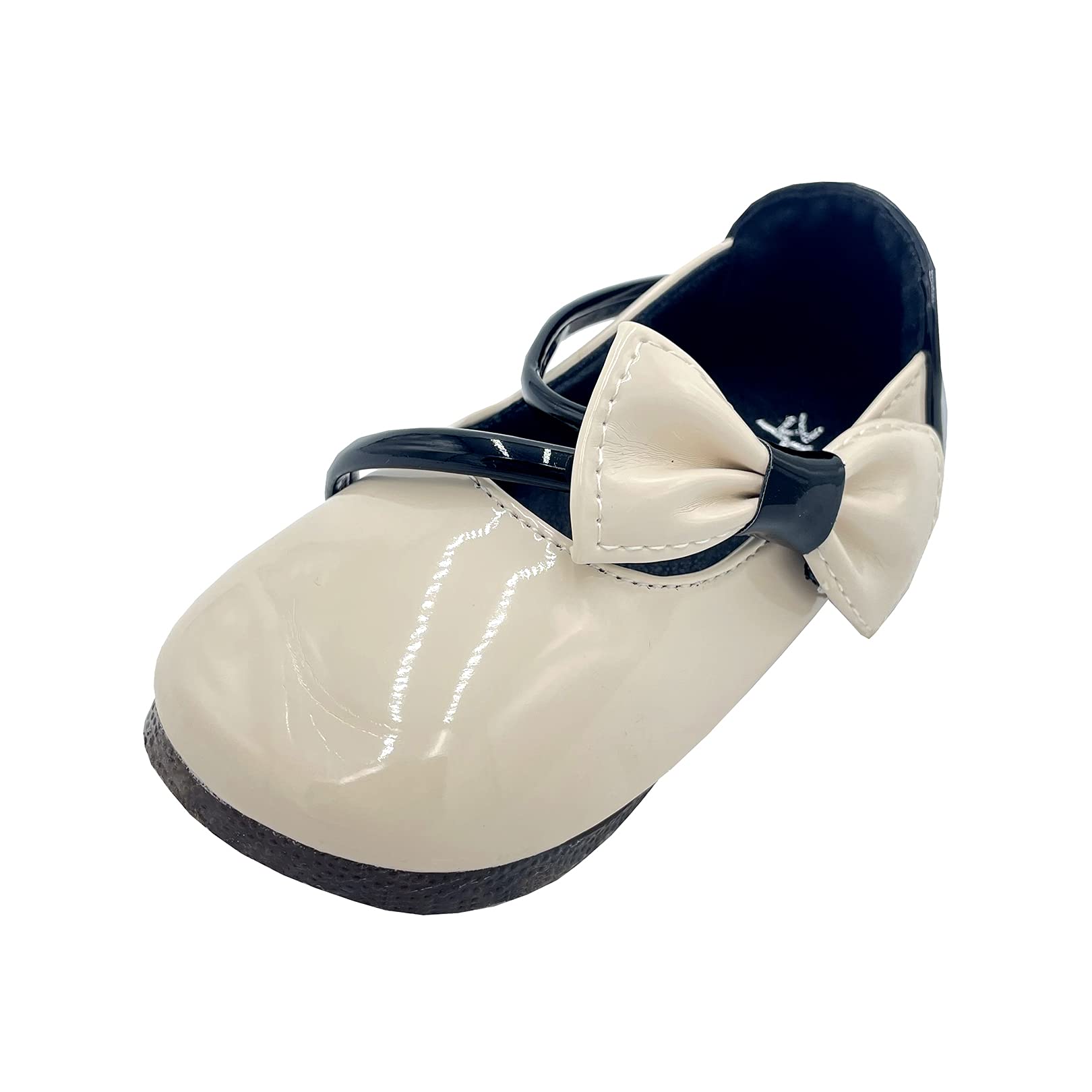 Lakiolins Girls' Candy Color Ballet Flats with Bowknot - Two Strap Princess Dress Shoes for Toddlers & Kids - Perfect for Birthday Parties, Pageants, and Special Occasions