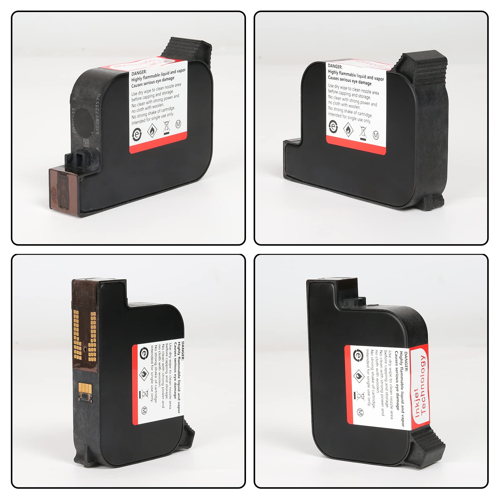 Original Ink Cartridge for 127T1 Handheld Inkjet Printer - 42ml Quick-Dry Waterproof Replacement Ink (Black) - Perfect for Portable Labeling, Barcode Printing & On-the-Go Business Use