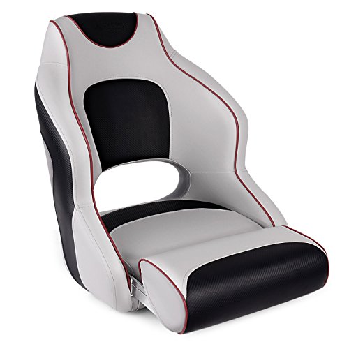 Model A - Light Grey/Black,Dark Red Piping