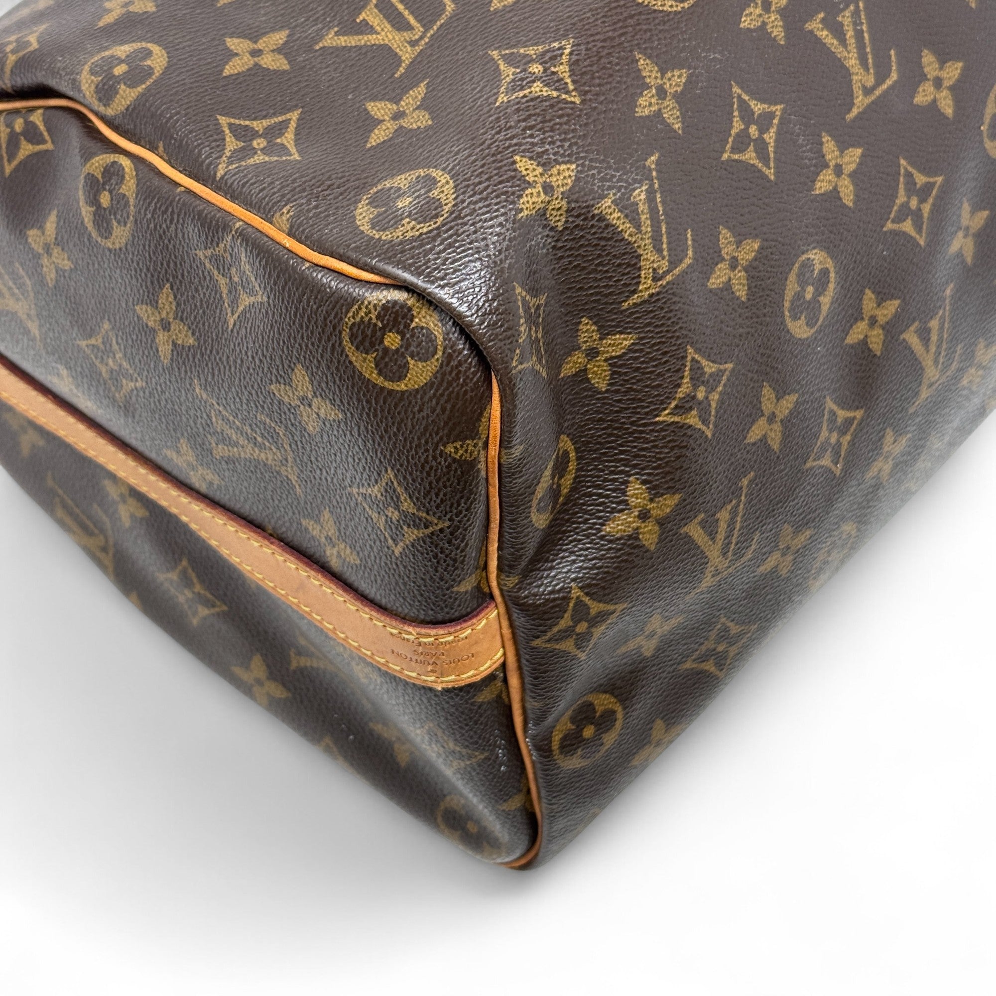 Authentic Louis Vuitton Monogram Speedy Bandouliere 35 Crossbody Bag - Luxury Handbag for Women, Travel & Everyday Use