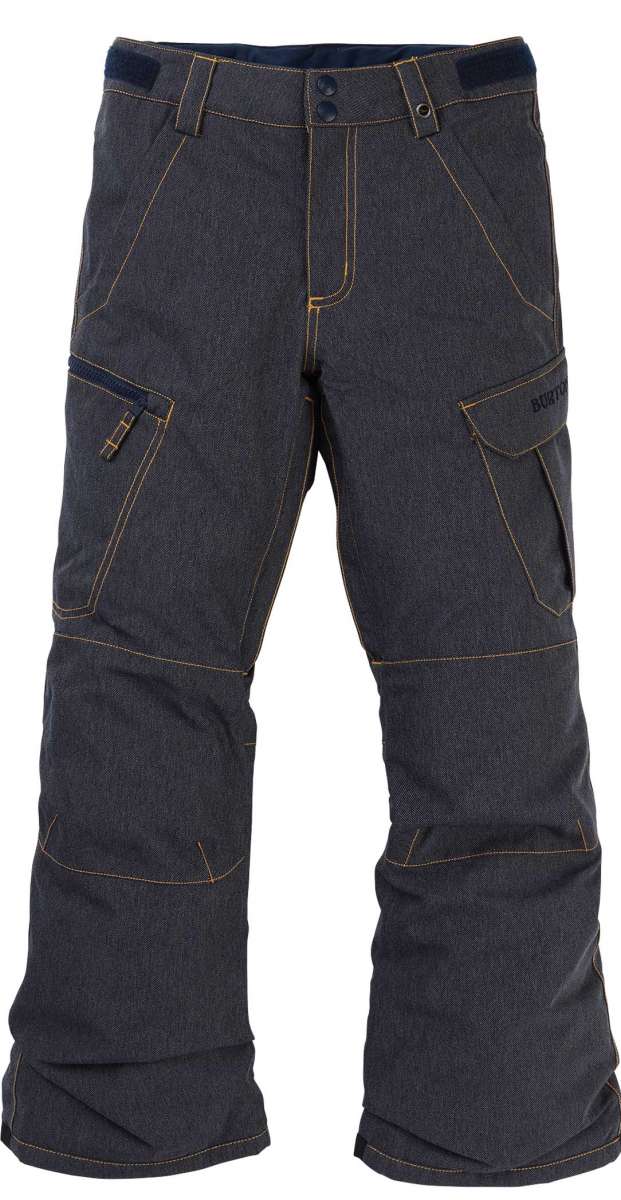 Burton Kids' Exile Cargo Insulated Snow Pants for Boys & Girls - Waterproof Winter Ski Pants 2020-2021 - Perfect for Snowboarding, Skiing & Cold Weather Outdoor Activities