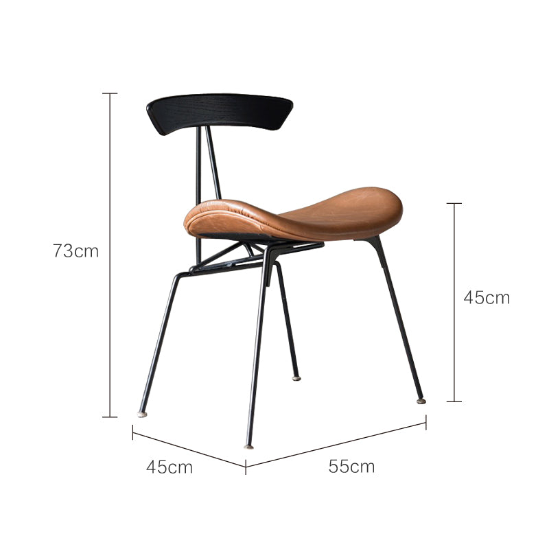 orange iron chair (starting with 2 pieces)