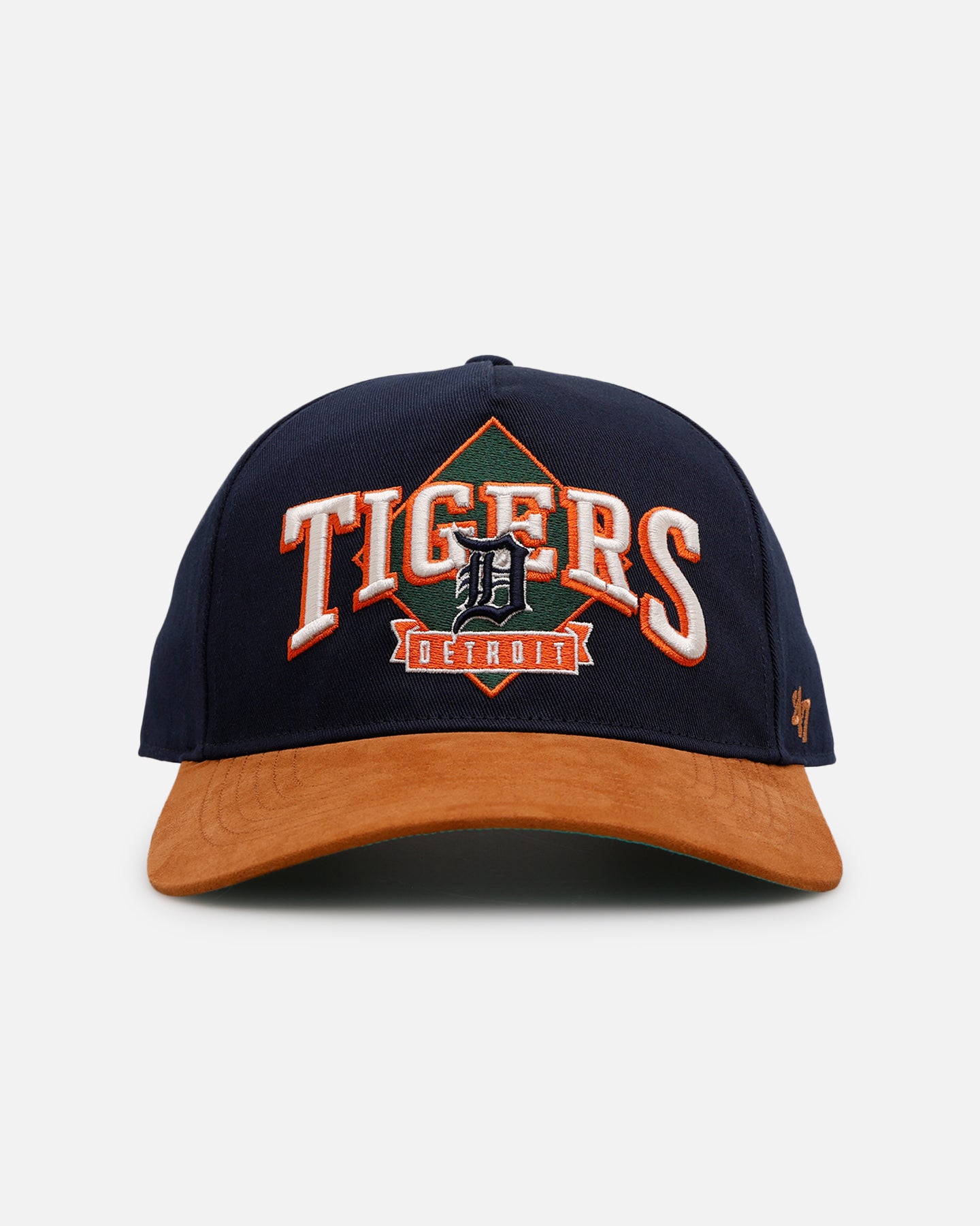 47 Brand Detroit Tigers 'Diamond' 47 Offside Snapback Hat - Navy Blue Adjustable Baseball Cap for Men & Women - Perfect for Game Day, Sports Fans and Streetwear Fashion