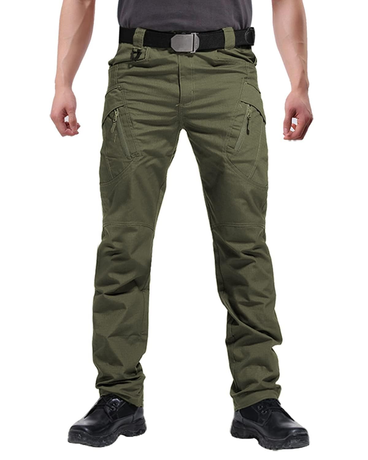 Susclude Men's Tactical Cargo Pants - Ripstop Military Work Pants for Outdoor Hiking, Camping & Combat - Durable Assault Trousers for Active Men (Ideal for Hunting, Airsoft & Outdoor Adventures)