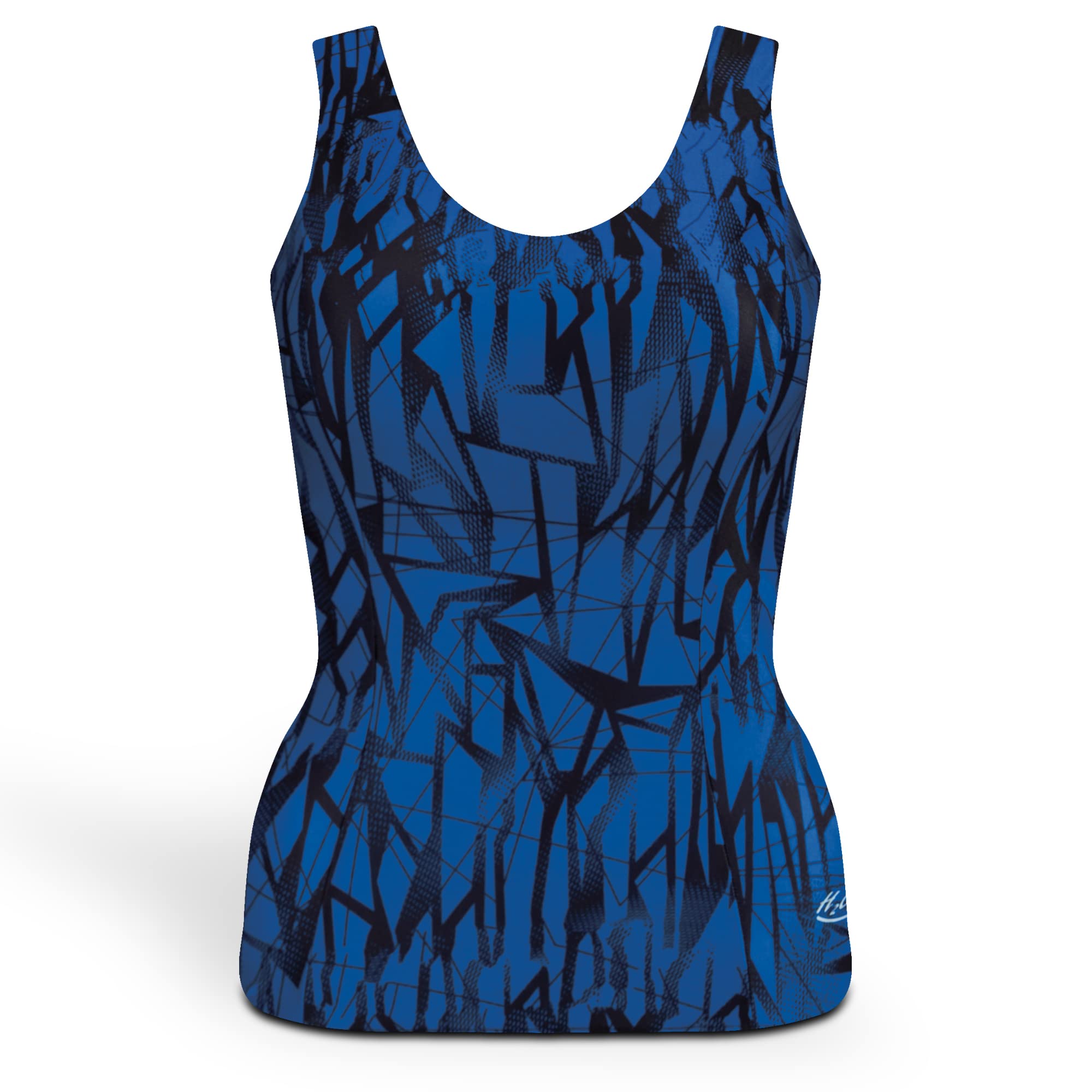 Women's Chlorine Resistant Princess Seam Tankini Swimwear Top - Stylish Swim Top for Women, Perfect for Pool, Beach & Vacation | UV Protection & Quick Dry