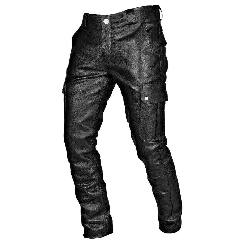 Men's Slim Fit Punk Goth Trousers - Retro Casual Long Pants for Autumn & Winter | Perfect for Daily Wear, Street Fashion & Gothic Outfits