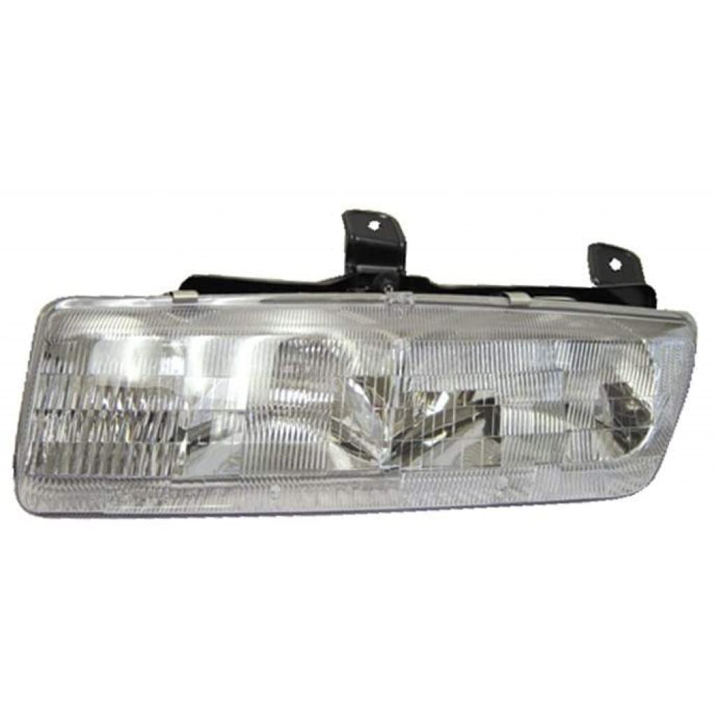 1991-1992 Saturn S Series Sedan/Wagon Driver Side Headlight Assembly Replacement - High Performance Left Headlamp for Improved Night Visibility & Safety Driving