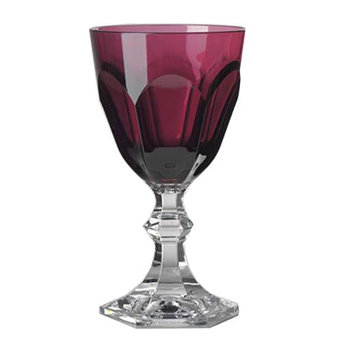 Dolce Vita Water Goblet Set of 6 - Elegant Glass Cups for Wine, Juice & Cocktails - Perfect for Dinner Parties, Weddings & Home Decor
