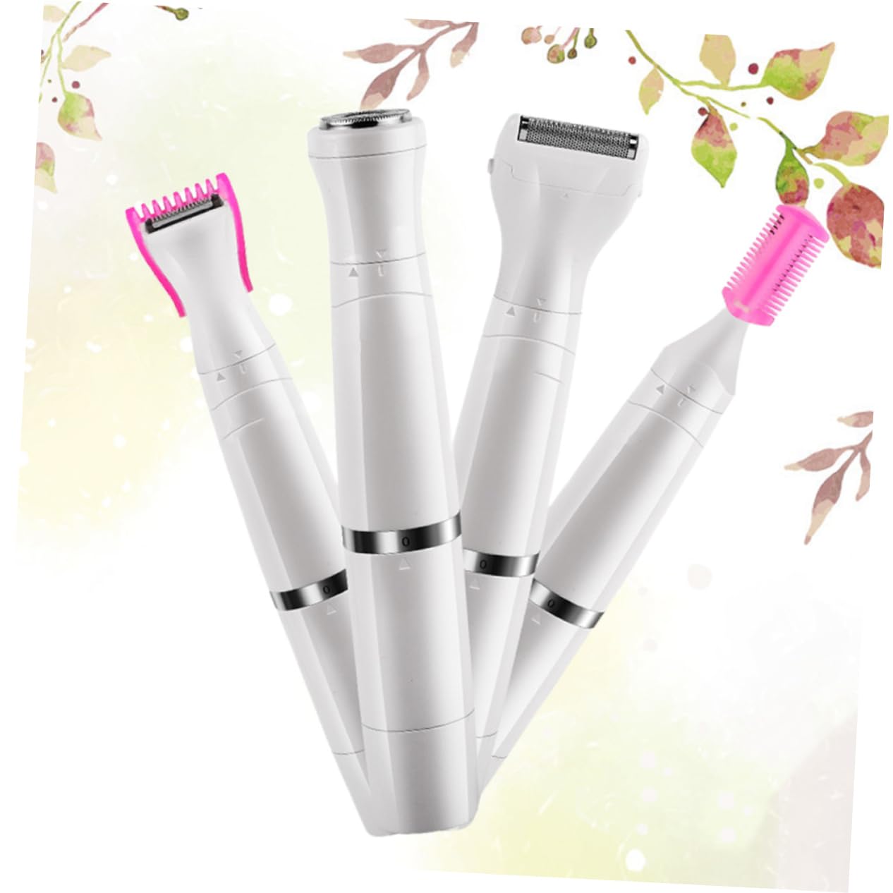 1pc Women's 4-in-1 Electric Shaver & Trimmer - Facial Hair Remover for Eyebrows, Legs, Bikini & Underarms - Rechargeable Maquina De Afeitar para Mujer - Perfect for Travel, Home & Salon Use