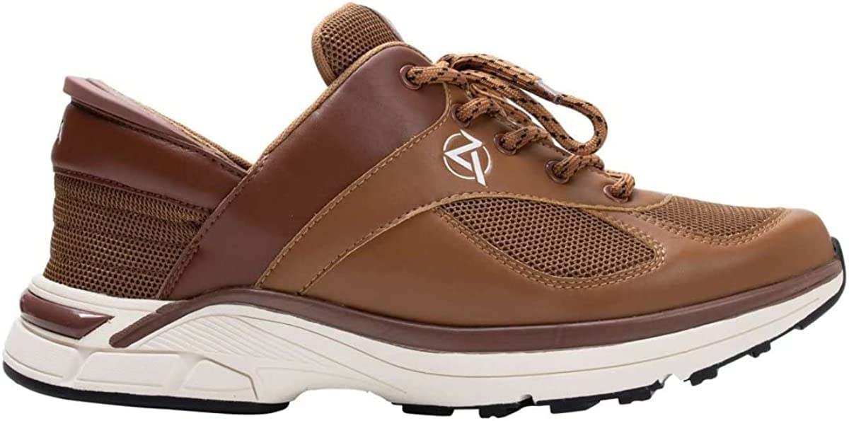 ZEBA Men's Hands Free Slip-On Walking Shoes - Comfortable Lightweight Sneakers for Travel, Work & Daily Use