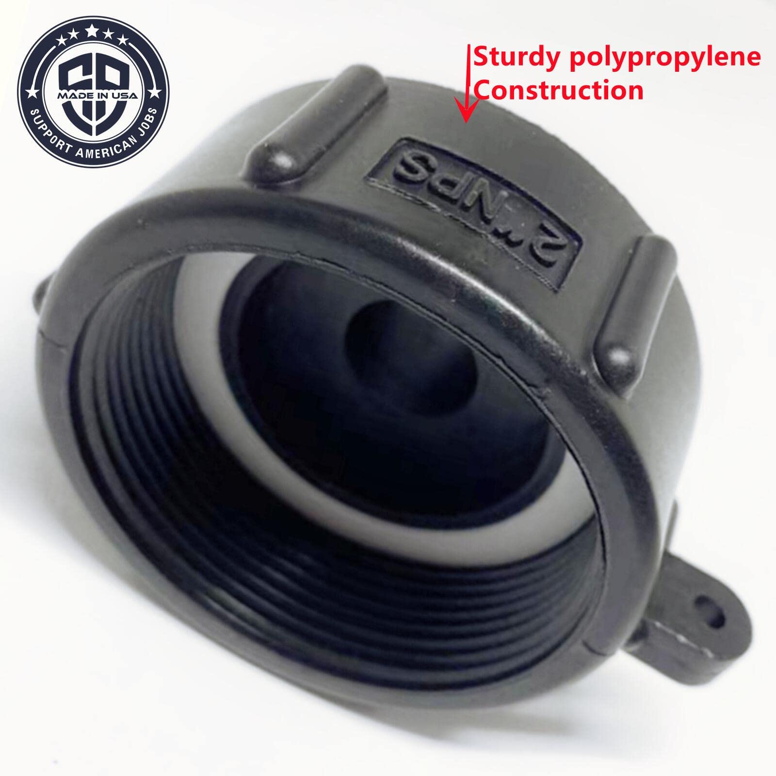 Food Grade IBC 275/330 Tote Tank Drain Adapter - Fine Thread 2