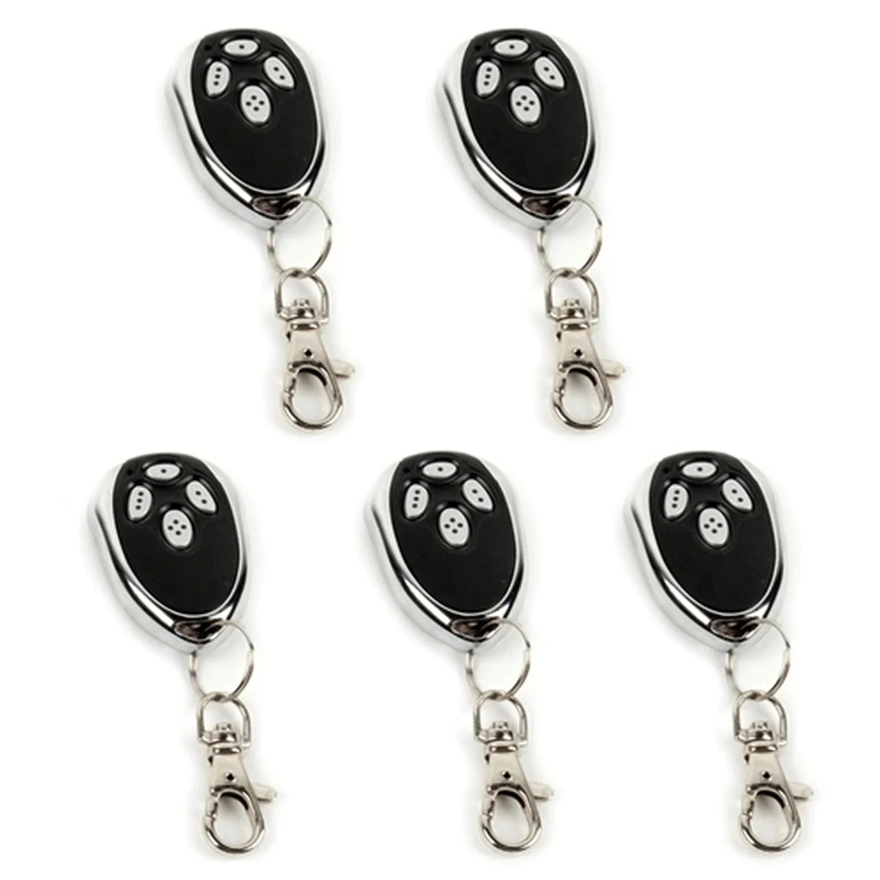 Aleko LM123 Remote Control Transmitter for Gate Opener - Compatible with AC/AR 1400/2000 Series (5-Pack) - Ideal for Home Security, Driveway Access & Automatic Gate Systems
