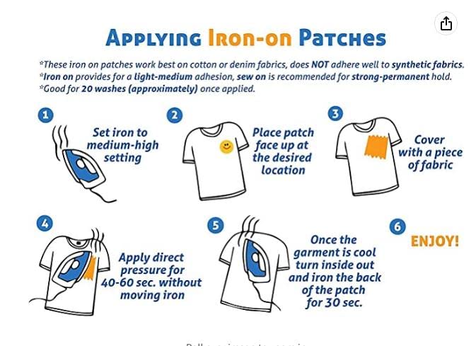 20Pcs Police Officer Iron-On Embroidered Patches - Self-Adhesive Applique Stickers Kit for Clothing, Jackets, Backpacks, Shoes & Caps - Perfect for Kids & Adults (Black) - Great for Costumes, Uniforms & DIY Crafts
