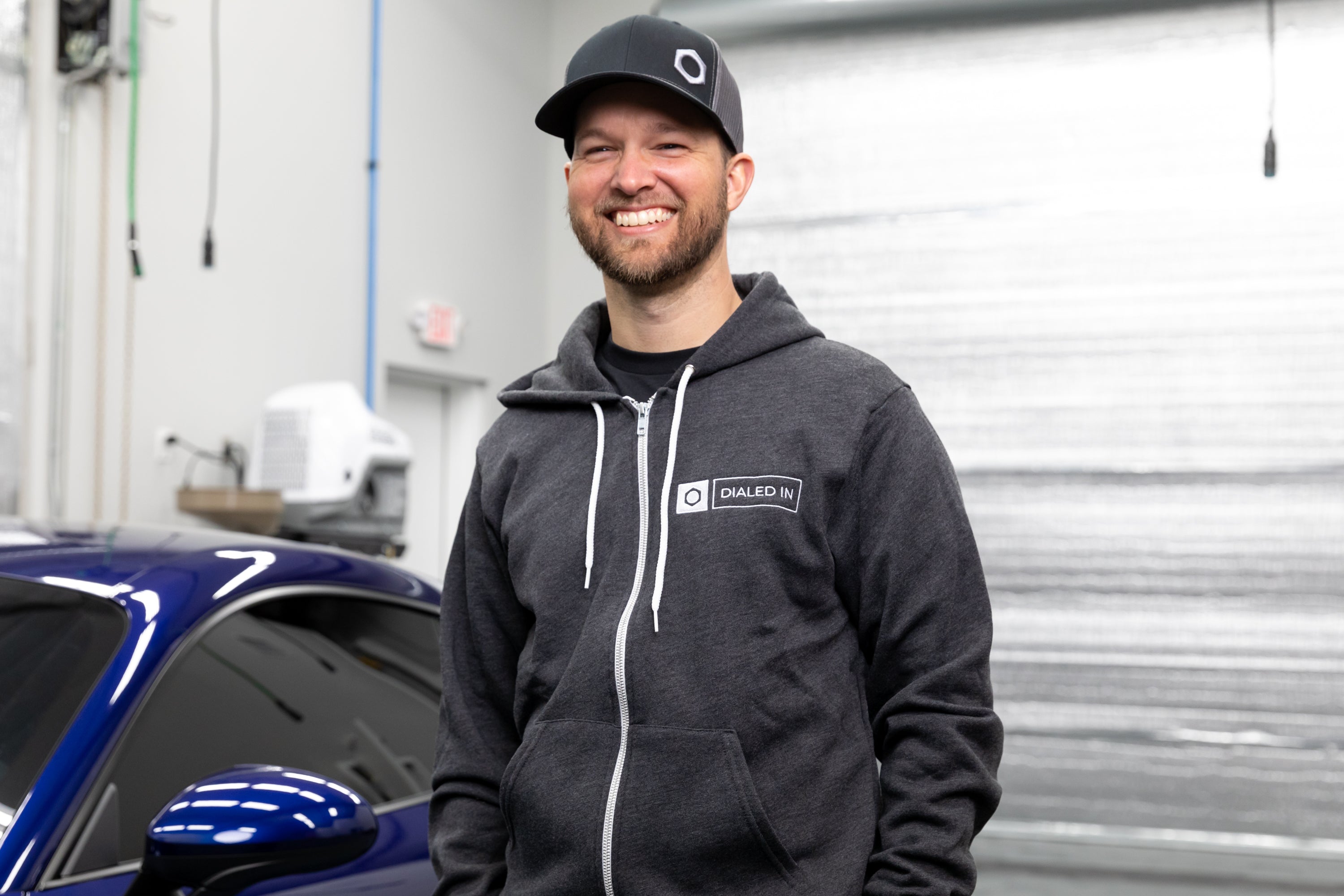 Dialed In Zip Up Hoodie for Men & Women | Comfortable Fleece Pullover with Front Pockets | Perfect for Gym, Running & Casual Wear