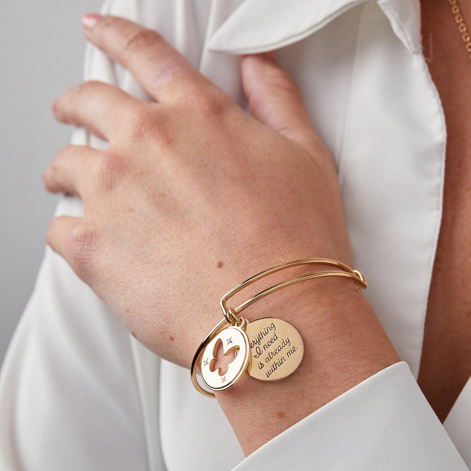 Hidden Message Butterfly Affirmation Bangle - Inspirational Jewelry with Secret Notes - Perfect for Daily Motivation, Gifts & Self-Love Reminders