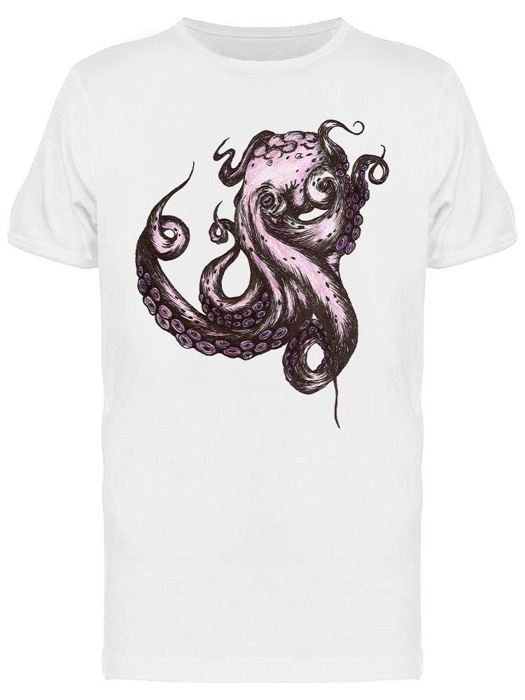 Hand Drawn Cephalopod Graphic T-Shirt for Men - Stylish Casual Wear for Everyday Outfits & Street Fashion