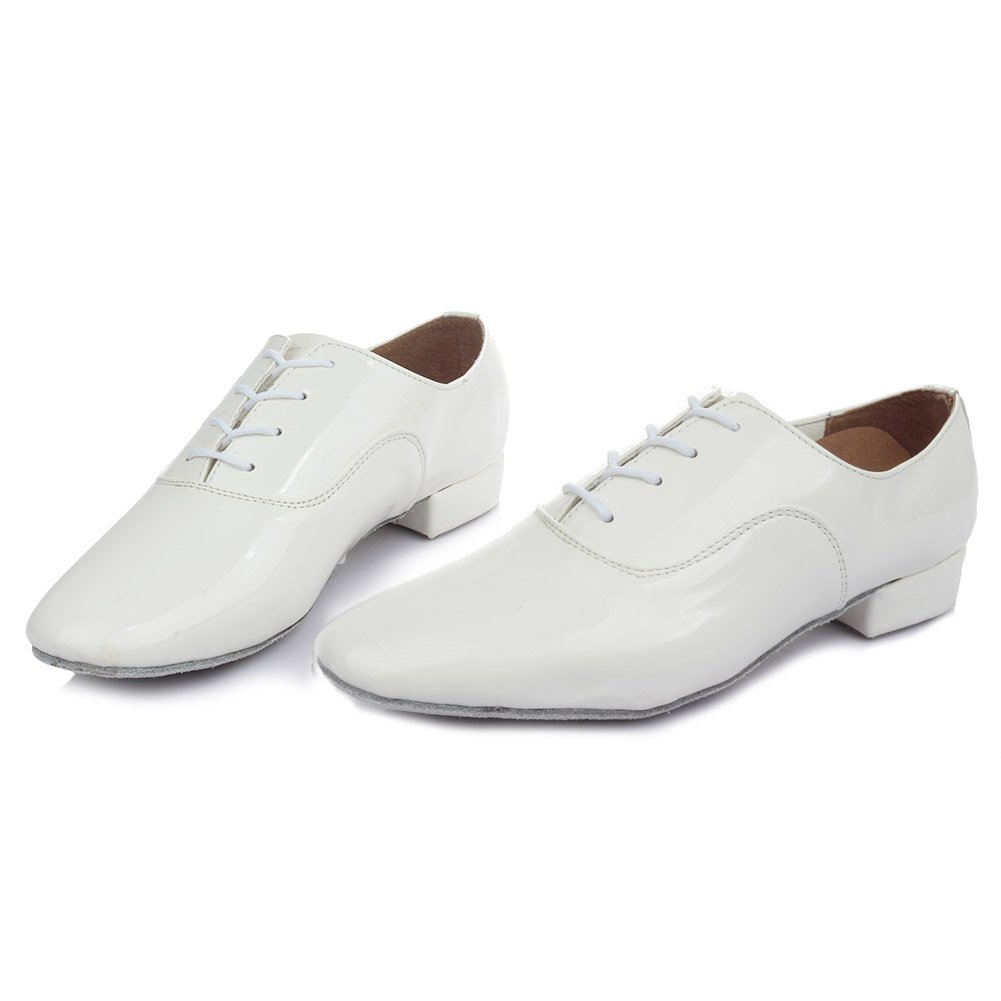 Hipposeus Men's Latin Ballroom Dance Shoes for Tango, Modern & Rumba - Professional Low Heel Social Dance Shoes (Model 703) - Perfect for Competitions, Performances & Dance Classes