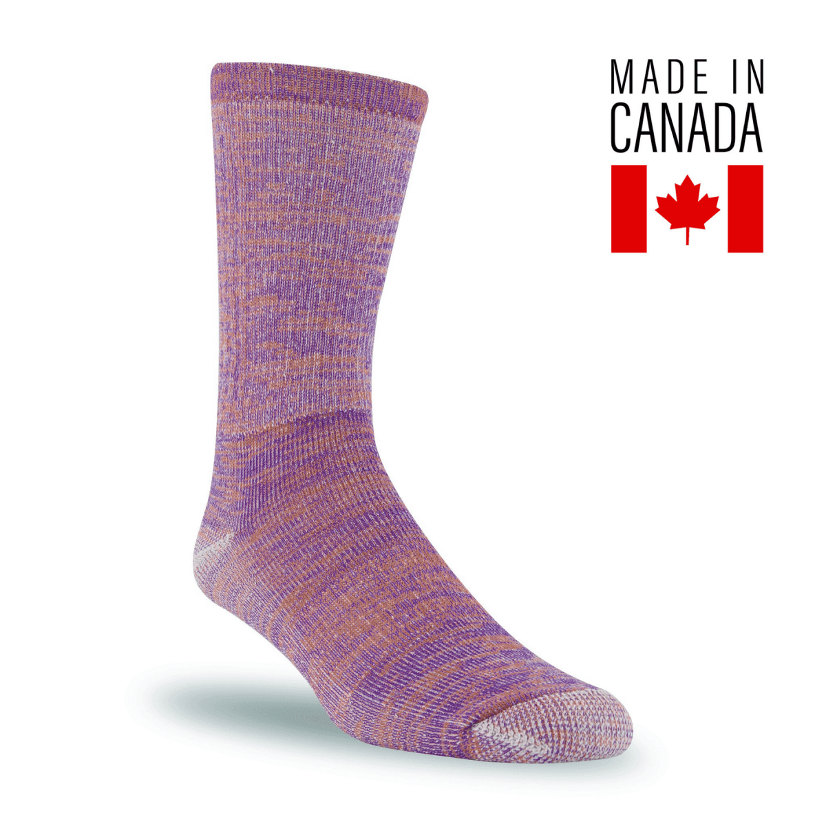J.B. Field's Camper GX Space Dye 74% Merino Wool Crew Socks for Hiking, Camping & Outdoor Adventures - Warm & Breathable Hiking Socks for Men & Women
