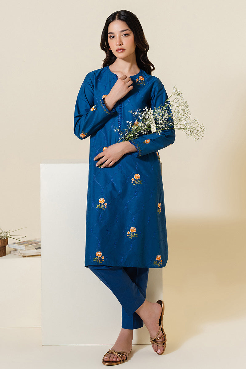 INDIGO ZEAL Embroidered Casual Shirt for Men - Stylish Cotton Button Down Shirt for Office, Date Night & Summer Outfits