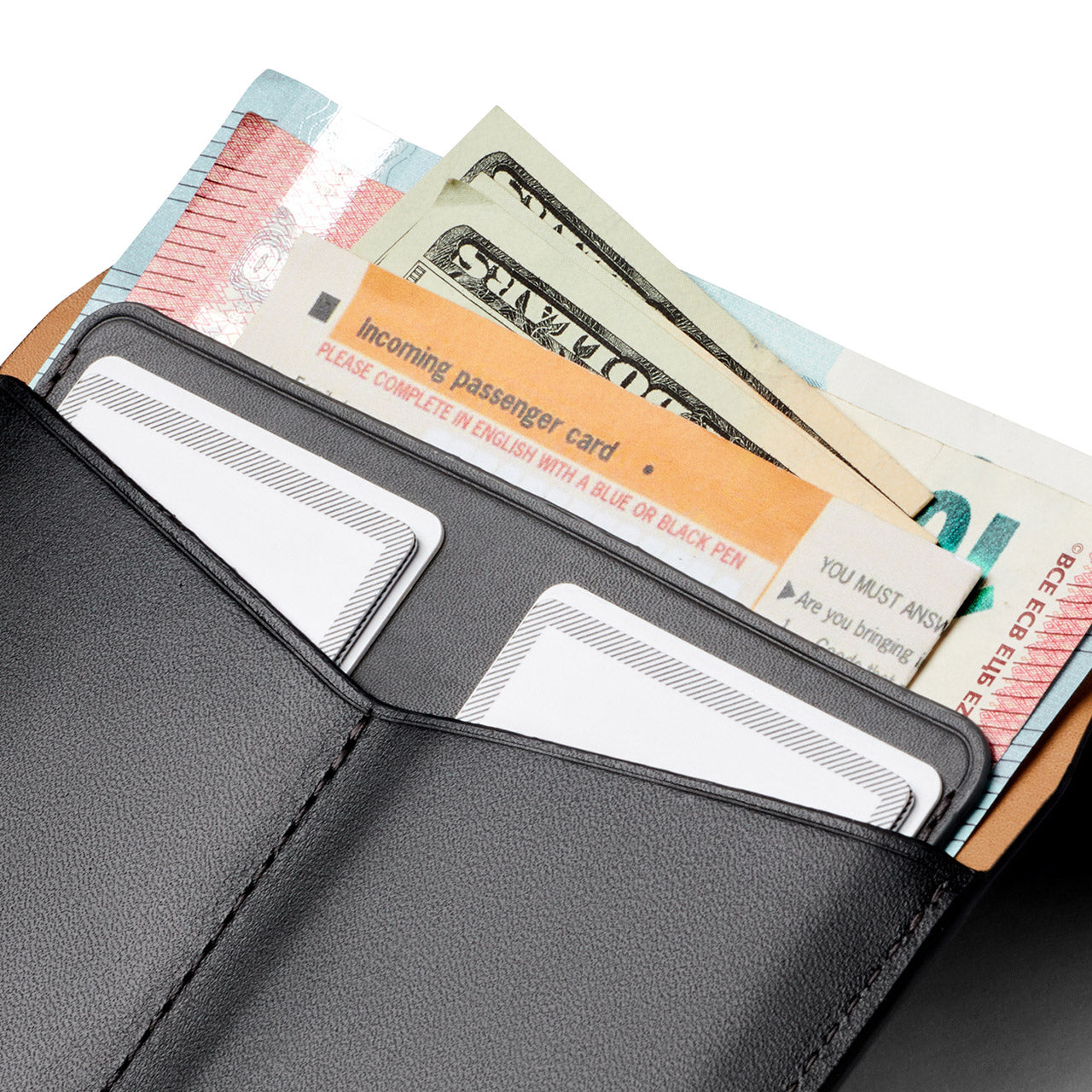 Bellroy Premium Leather Passport Cover - RFID Blocking Travel Wallet for Secure Document Protection | Perfect for International Travel & Business Trips